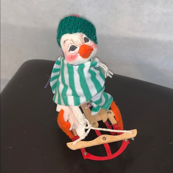 Annalee Christmas Duck With Sleigh